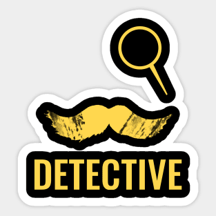 Detective Yellow Sticker